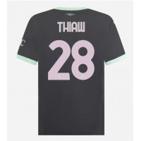 Dres AC Milan Malick Thiaw #28 Tretina 2024-25 Krátky Rukáv